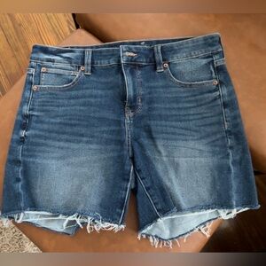 American Eagle Outfitters Dark Blue Jean Shorts. The Dream Short